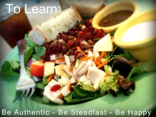 Managed advertising, branding, 	PR, and eventsThe Art of Living Authentically 