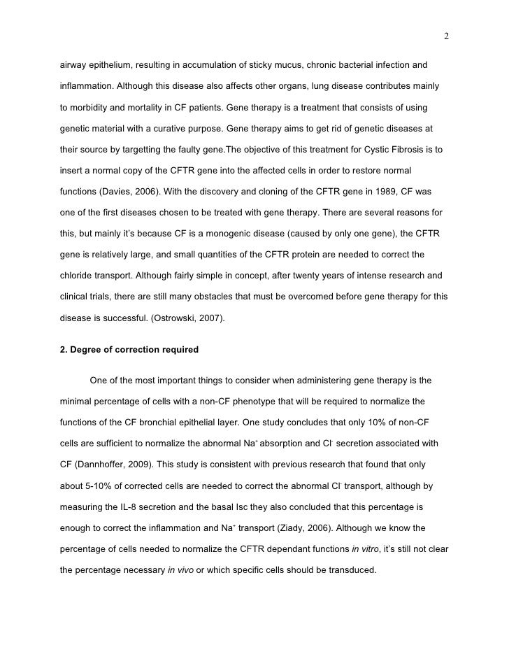 English Essay Book Essay Writing Thesis Statement also Essay On Pollution In English Review Papergene Therapy For The Treatment Of Cystic Fibrosis Global Warming Essay Thesis
