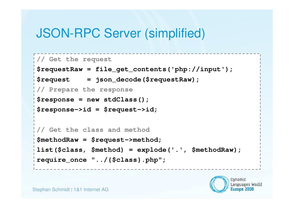 JSONRPC Proxy Generation with PHP 5