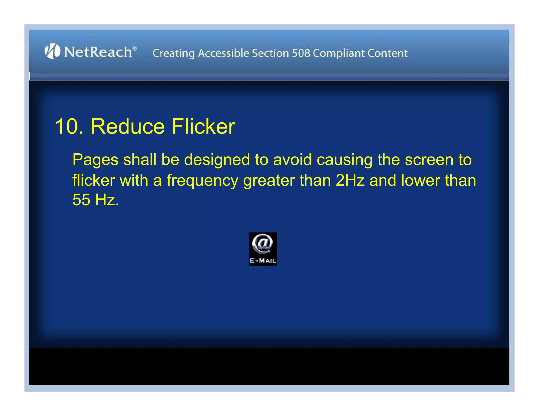 Stephen Bouikidis, Avoiding the Target Trap: Creating Accessible Section 508 Compliant Content