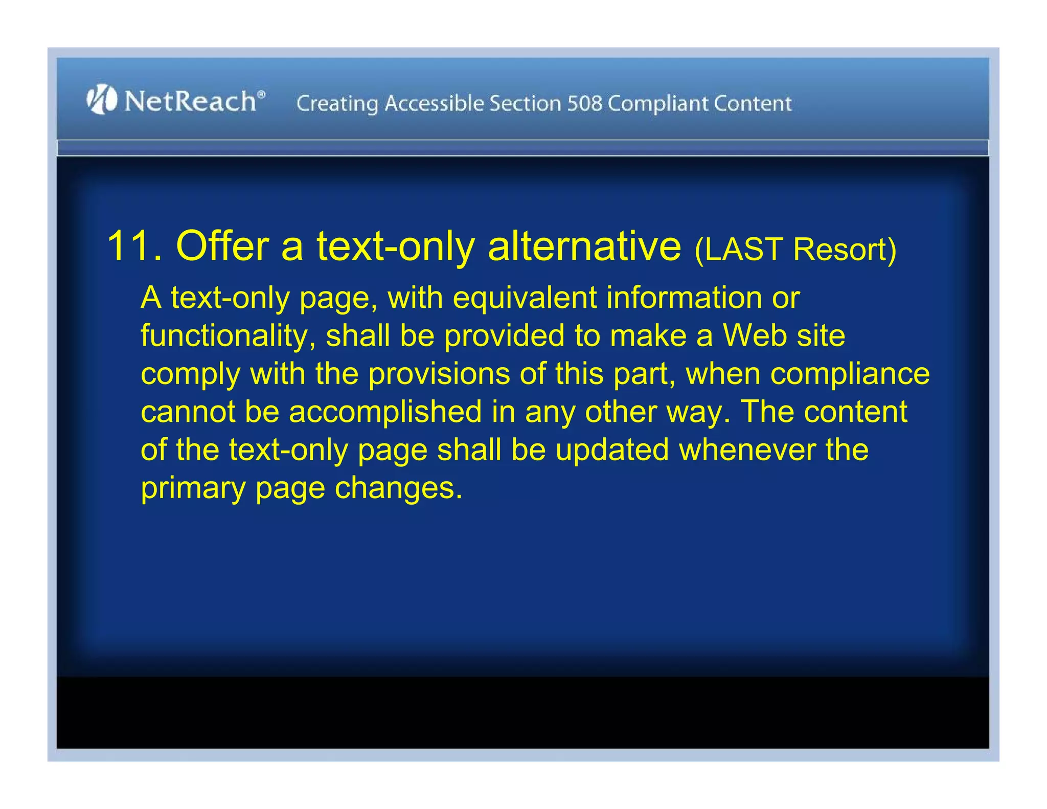 Stephen Bouikidis, Avoiding the Target Trap: Creating Accessible Section 508 Compliant Content