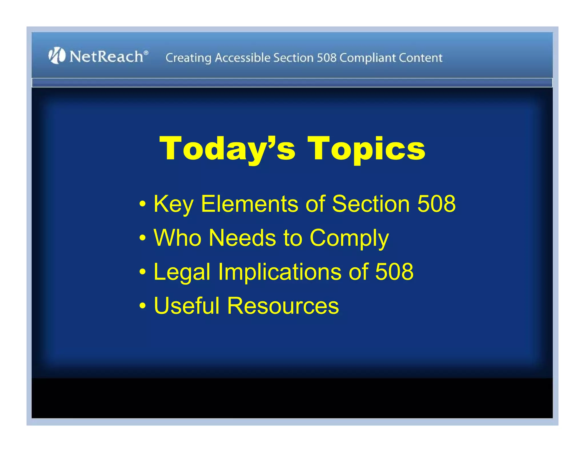 Stephen Bouikidis, Avoiding the Target Trap: Creating Accessible Section 508 Compliant Content
