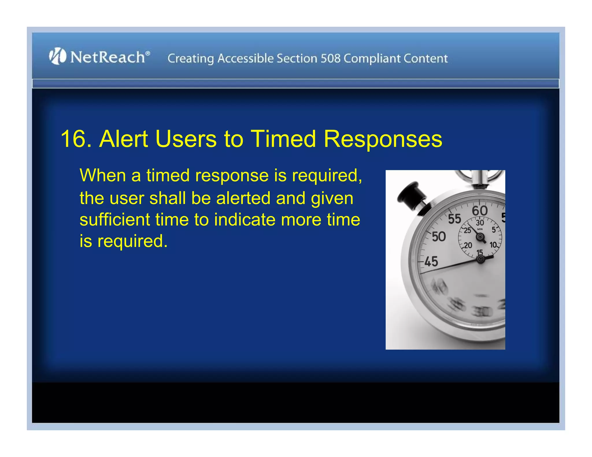 Stephen Bouikidis, Avoiding the Target Trap: Creating Accessible Section 508 Compliant Content