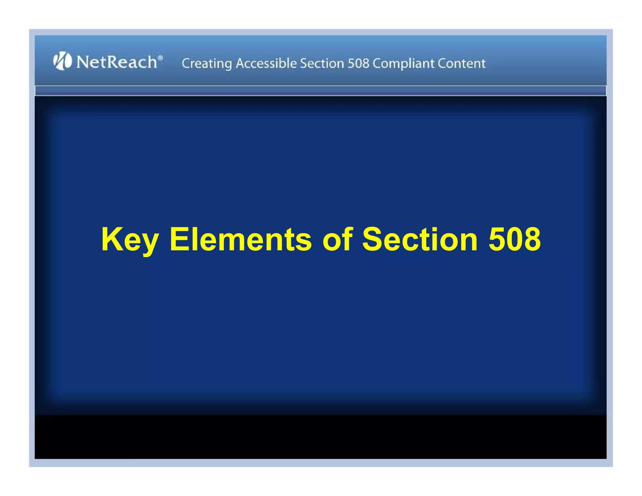 Stephen Bouikidis, Avoiding the Target Trap: Creating Accessible Section 508 Compliant Content