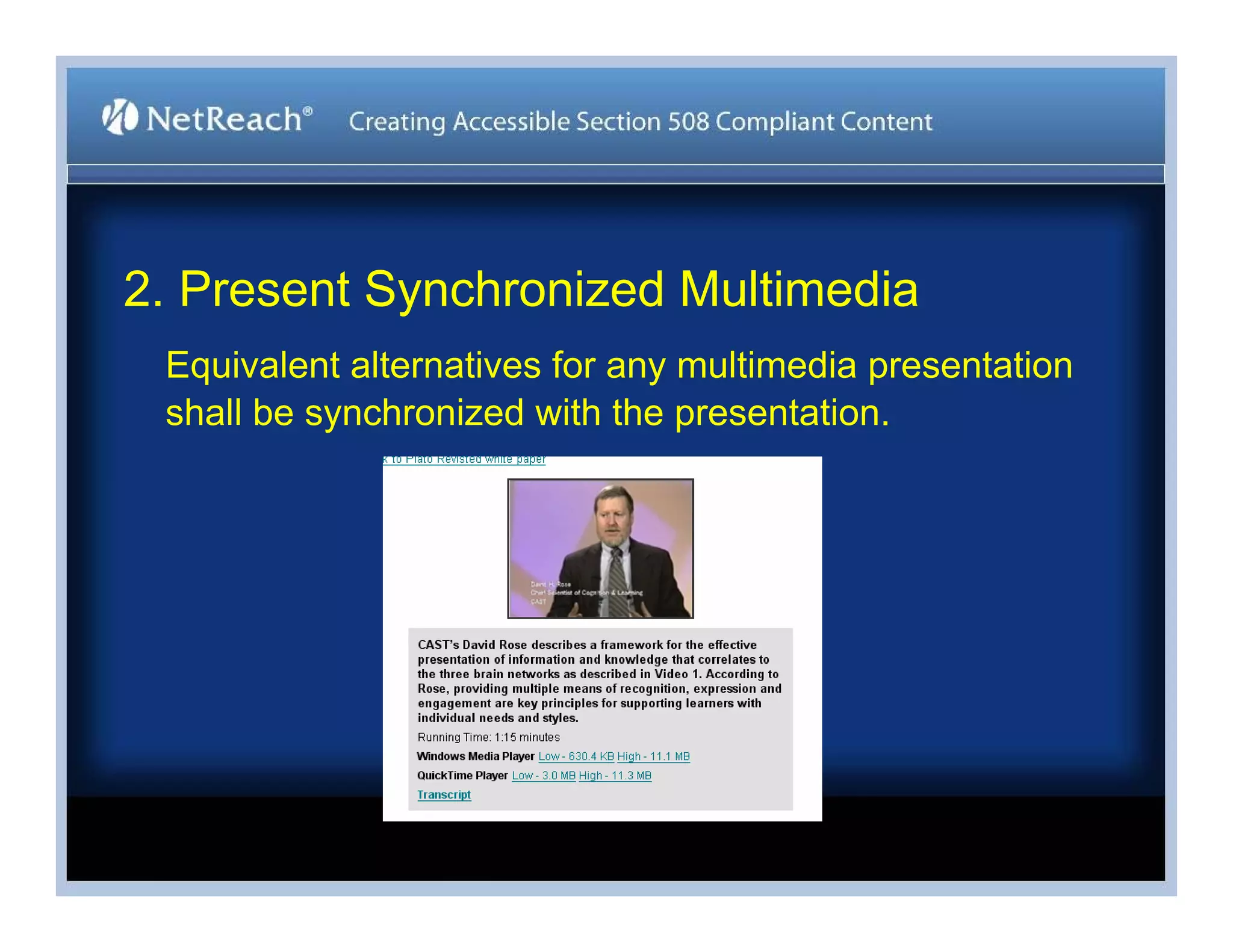 Stephen Bouikidis, Avoiding the Target Trap: Creating Accessible Section 508 Compliant Content