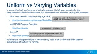 Uniform Vs Variable Array Unleashing Intel® Advanced Vector Extensions 512 (Intel® AVX-512 ...