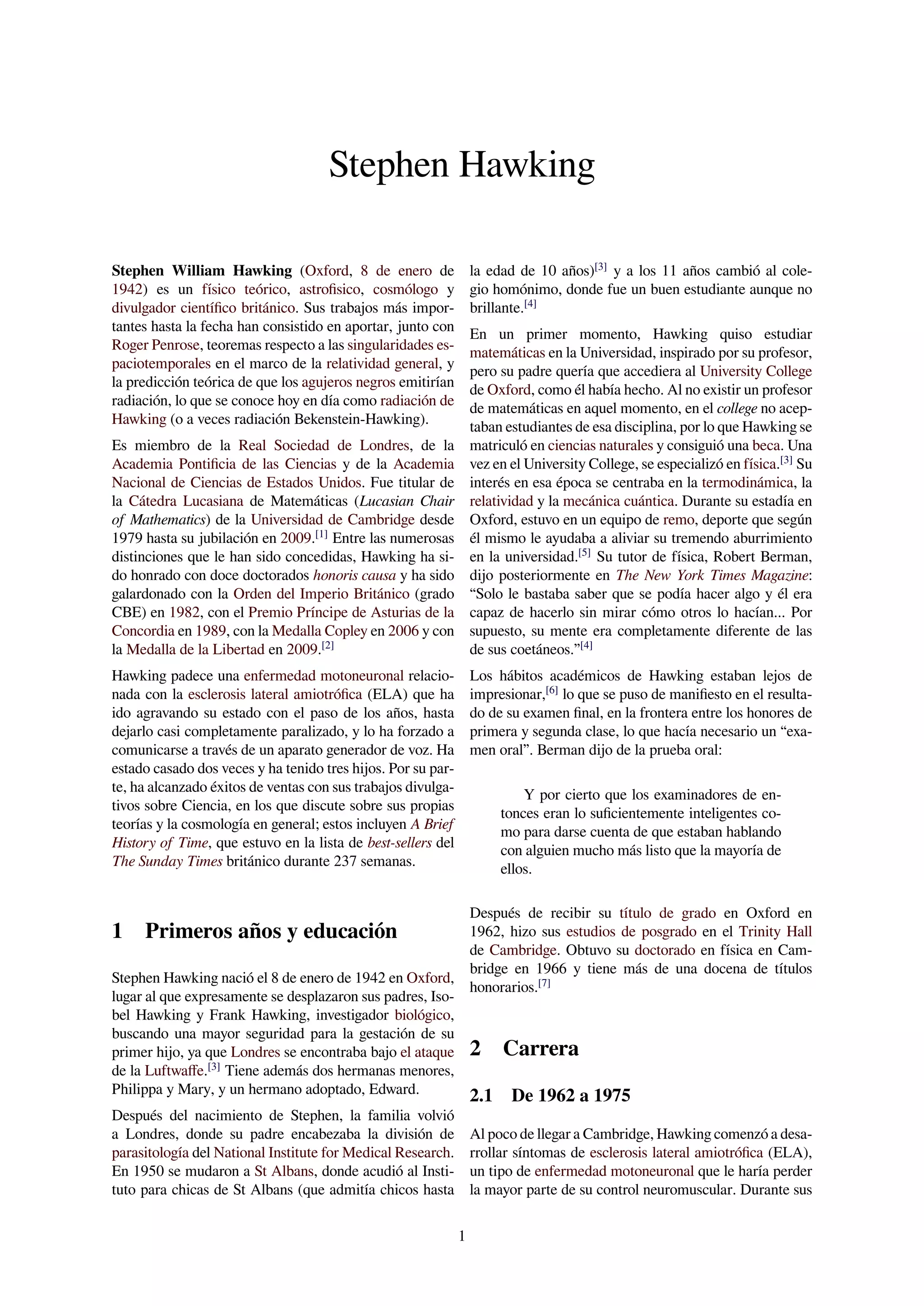 Stephen hawking | PDF