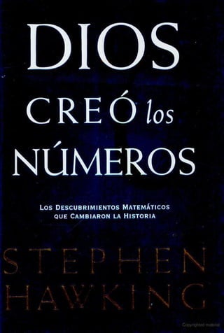 Stephen hawking   dios creo los numeros - 2005(1)