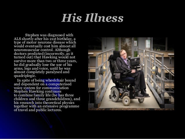 Stephen Hawking a short history of his life
