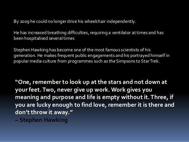 stephen hawking ppt