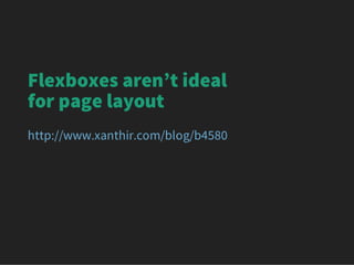 Flexbox: One Giant Leap for Web Layout (CSS Day 2013)