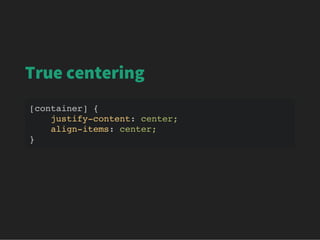 Flexbox: One Giant Leap for Web Layout (CSS Day 2013)