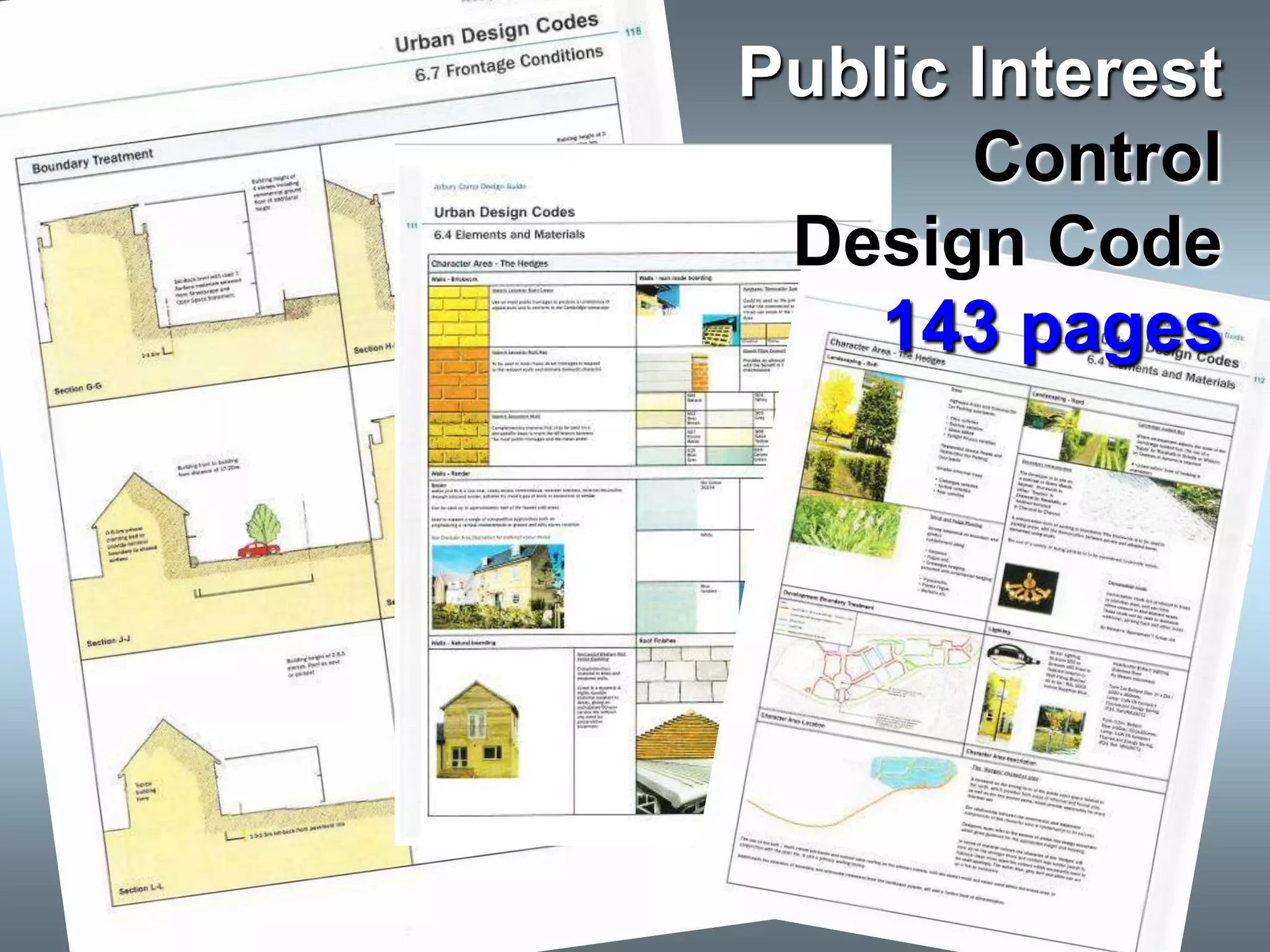 Public Interest
       Control
 Design Code
    143 pages
 