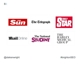 @stekenwright #brightonSEO
Engagement
 