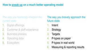Service Design and the joy of prototyping operating models | PDF