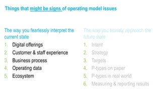 Service Design and the joy of prototyping operating models | PDF