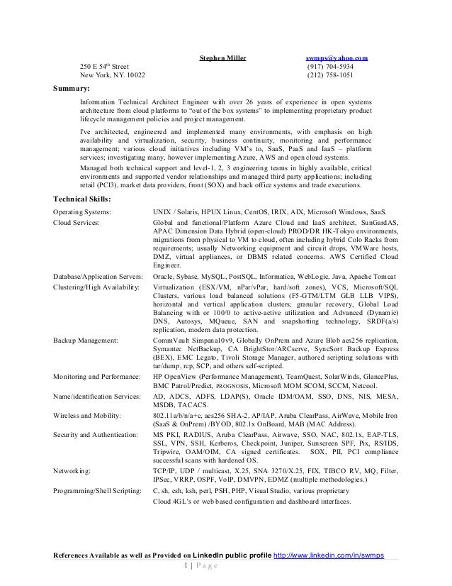 stephen miller resume