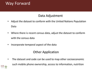 Mapping livestock keepers and their herds across Africa based on household surveys