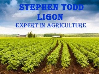 Stephen todd
Ligon
expert in AgricuLture
 