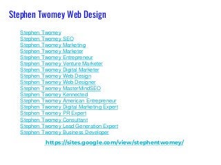 Stephen Twomey Web Design
https://sites.google.com/view/stephentwomey/
Stephen Twomey
Stephen Twomey SEO
Stephen Twomey Marketing
Stephen Twomey Marketer
Stephen Twomey Entrepreneur
Stephen Twomey Venture Marketer
Stephen Twomey Digital Marketer
Stephen Twomey Web Design
Stephen Twomey Web Designer
Stephen Twomey MasterMindSEO
Stephen Twomey Kennected
Stephen Twomey American Entrepreneur
Stephen Twomey Digital Marketing Expert
Stephen Twomey PR Expert
Stephen Twomey Consultant
Stephen Twomey Lead Generation Expert
Stephen Twomey Business Developer
 