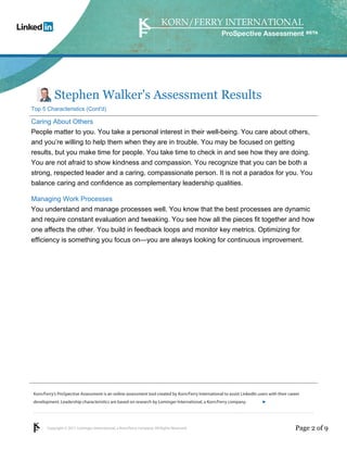Korn/Ferry Assessment | PDF