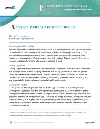 Korn/Ferry Assessment | PDF