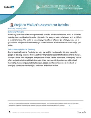 Korn/Ferry Assessment | PDF