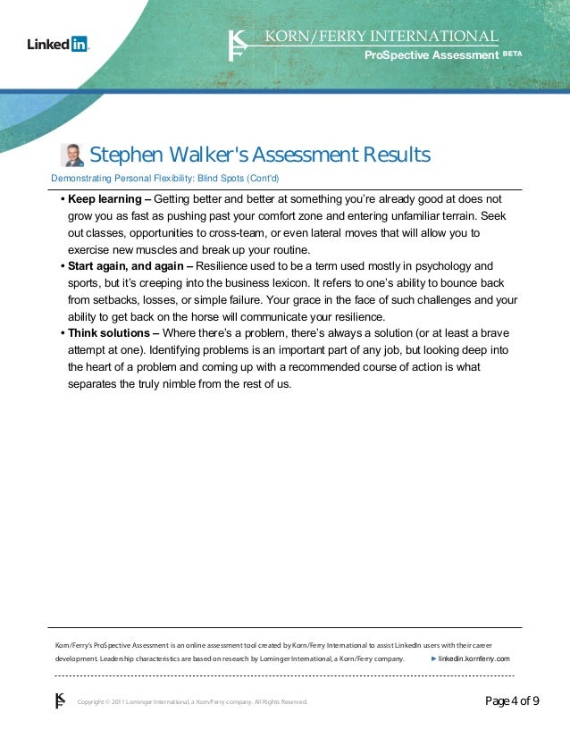 Korn/Ferry Assessment