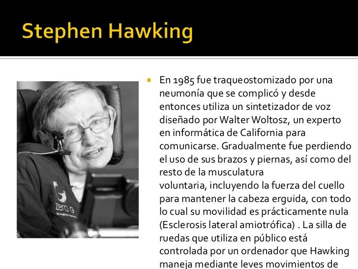 biografia de stephen hawking resumen