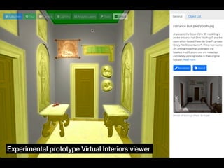 Experimental prototype Virtual Interiors viewer
 