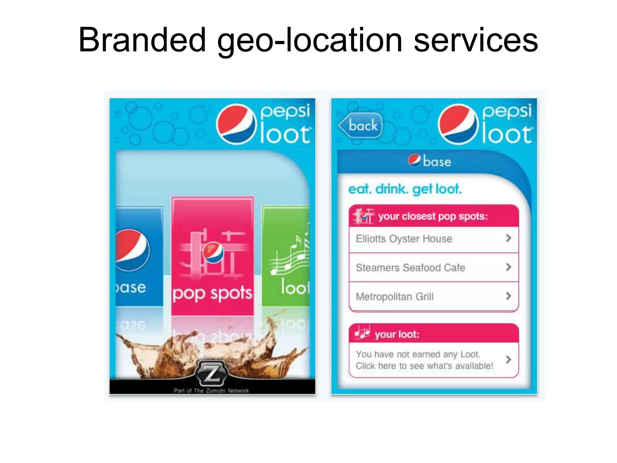 Branded geo-location services
 