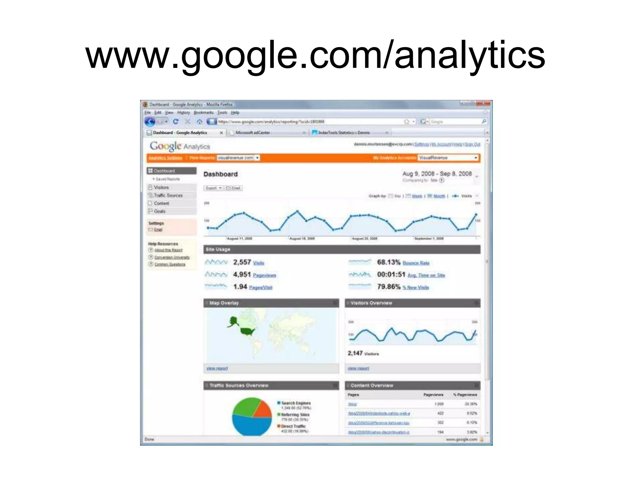 www.google.com/analytics
 