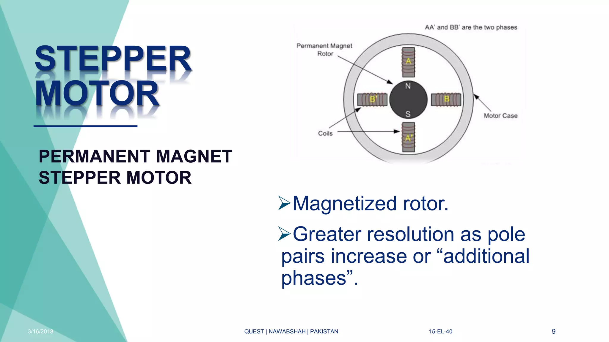 Stepper motor | PPTX
