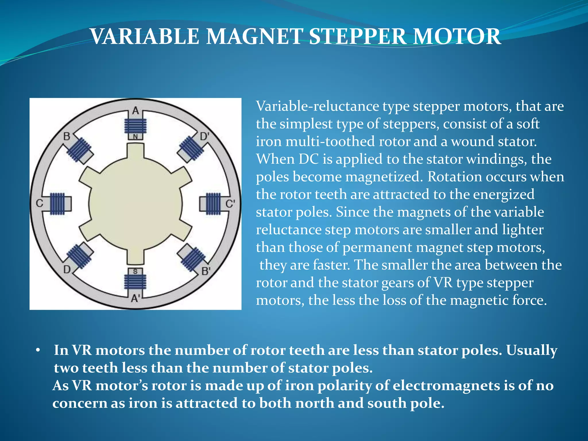 Stepper motor | PPTX