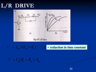 52
L/R DRIVE
= reduction in time constant
 