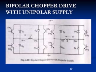 59
BIPOLAR CHOPPER DRIVE
WITH UNIPOLAR SUPPLY
 
