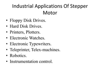 Stepper motor control