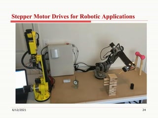 Stepper Motor Drives for Robotic Applications
6/12/2021 24
 