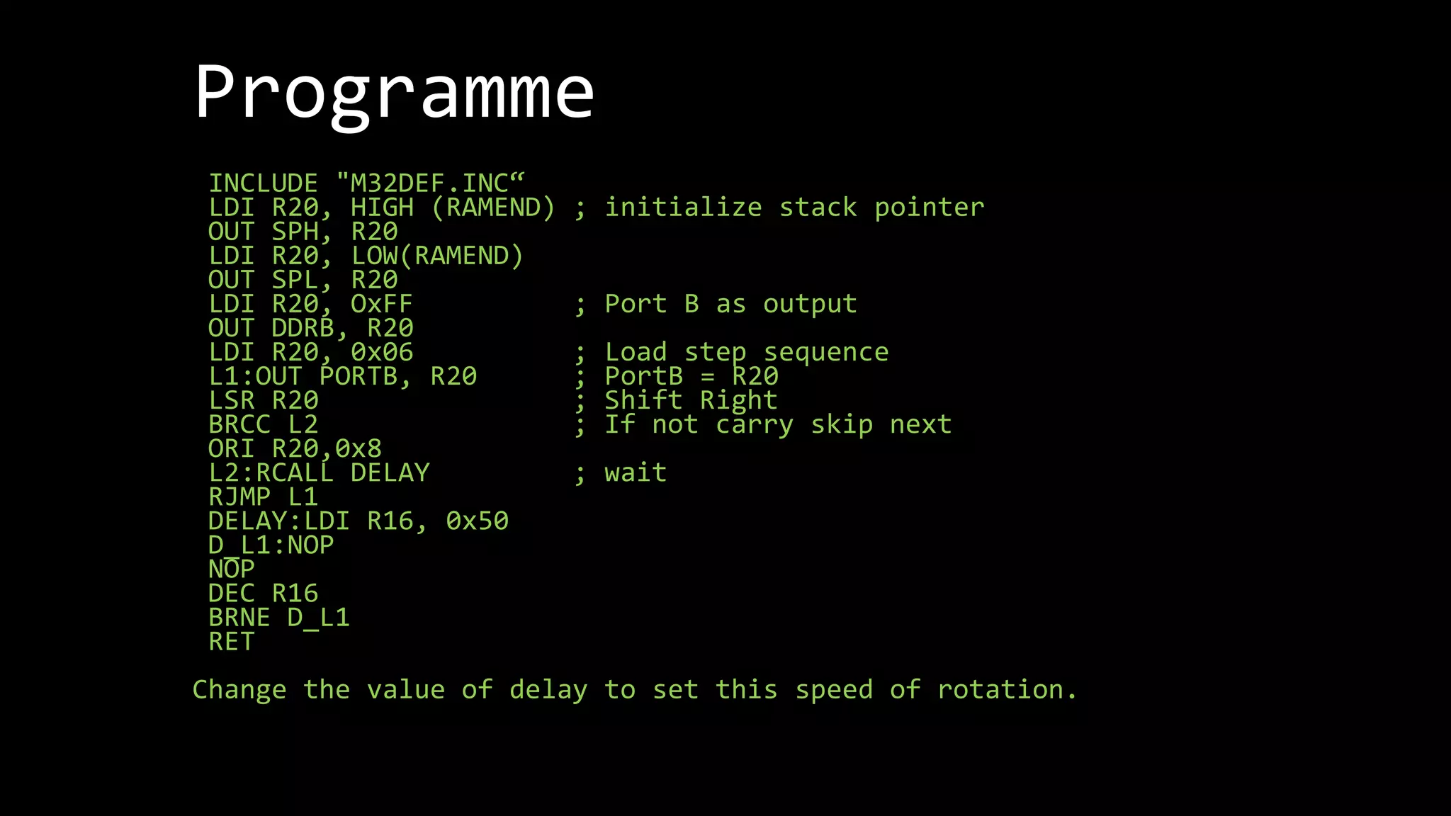 Stepper motor interfacing | PPTX