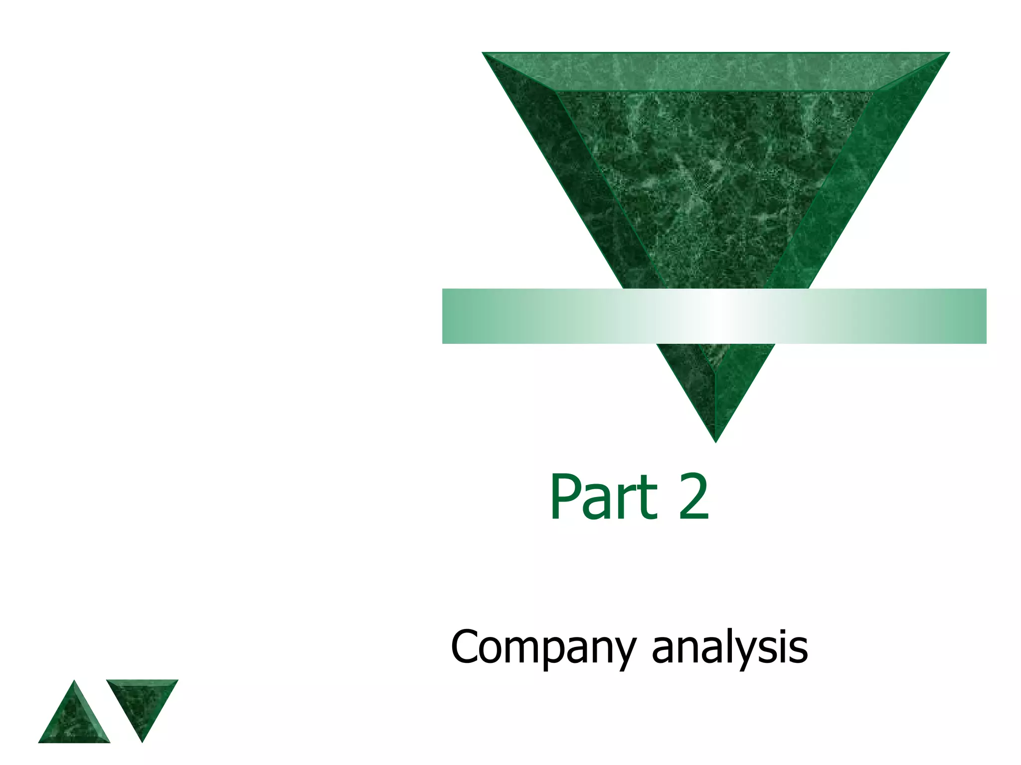 Part 2 Company analysis 