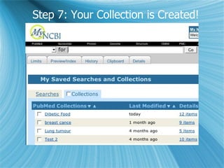 Step 7: Your Collection is Created! 