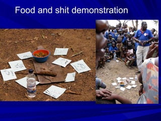 Food and shit demonstration 