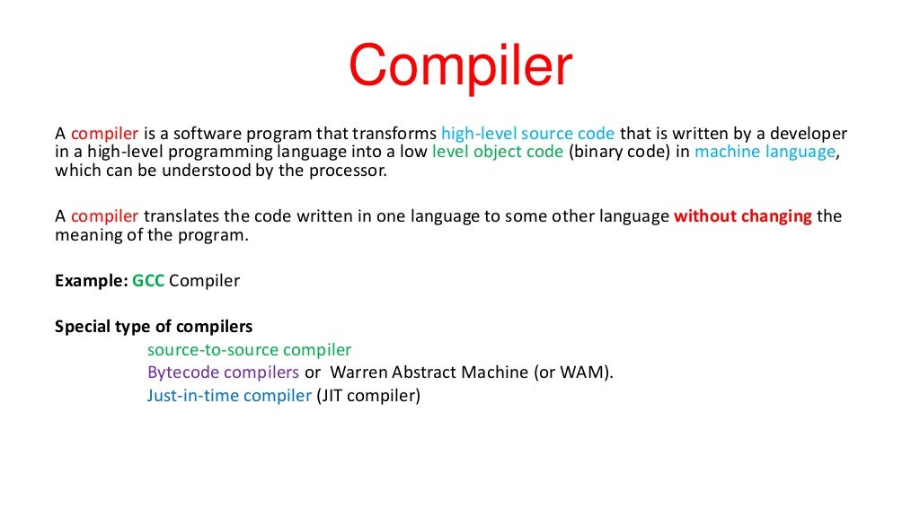 Steps for c program execution