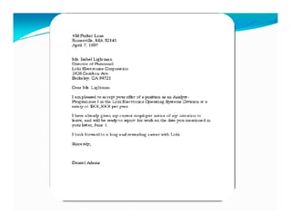 Steps for job application