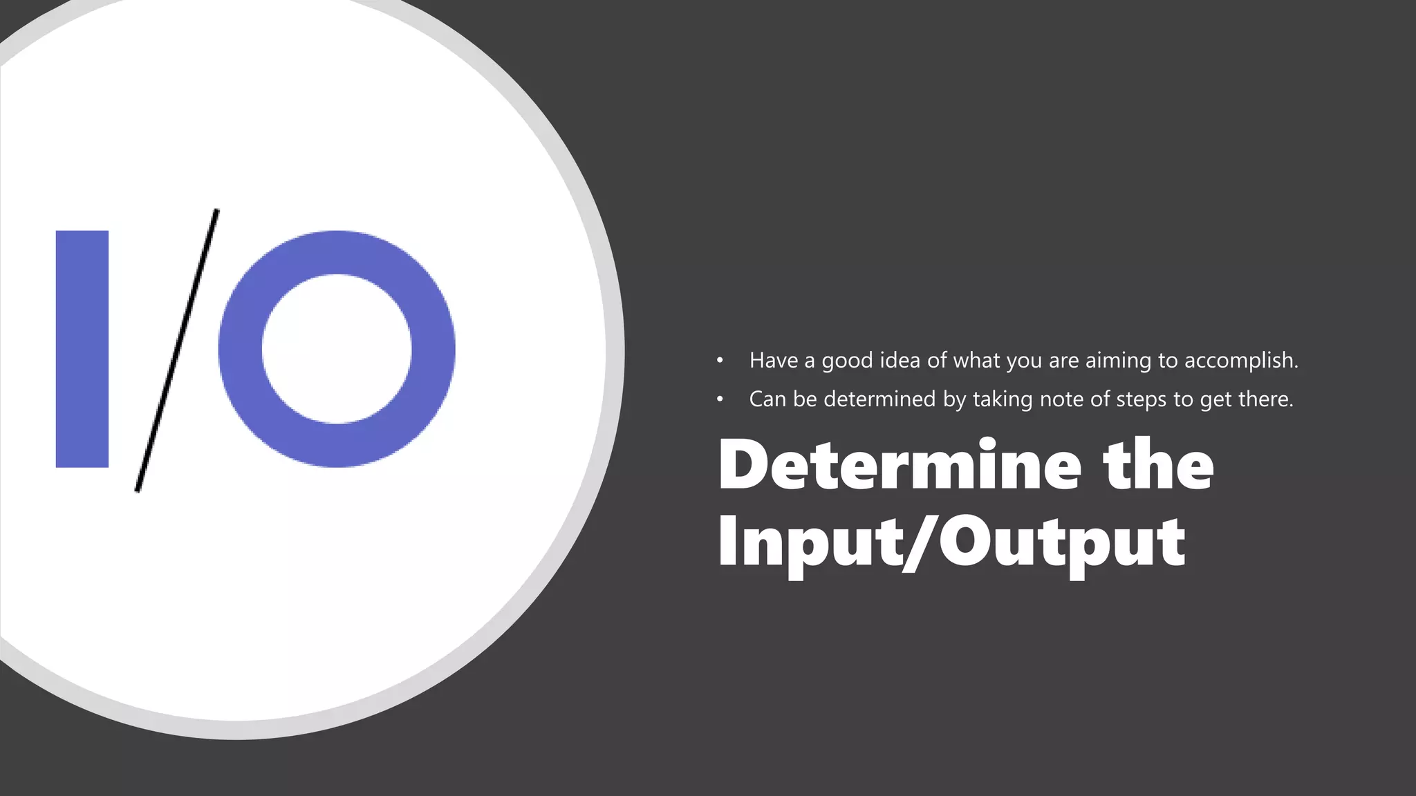 Steps for writing algorithm | PPTX