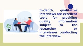 STEPS IN CONDUCTING IN DEPTH INTERVIEW Ppt pptx