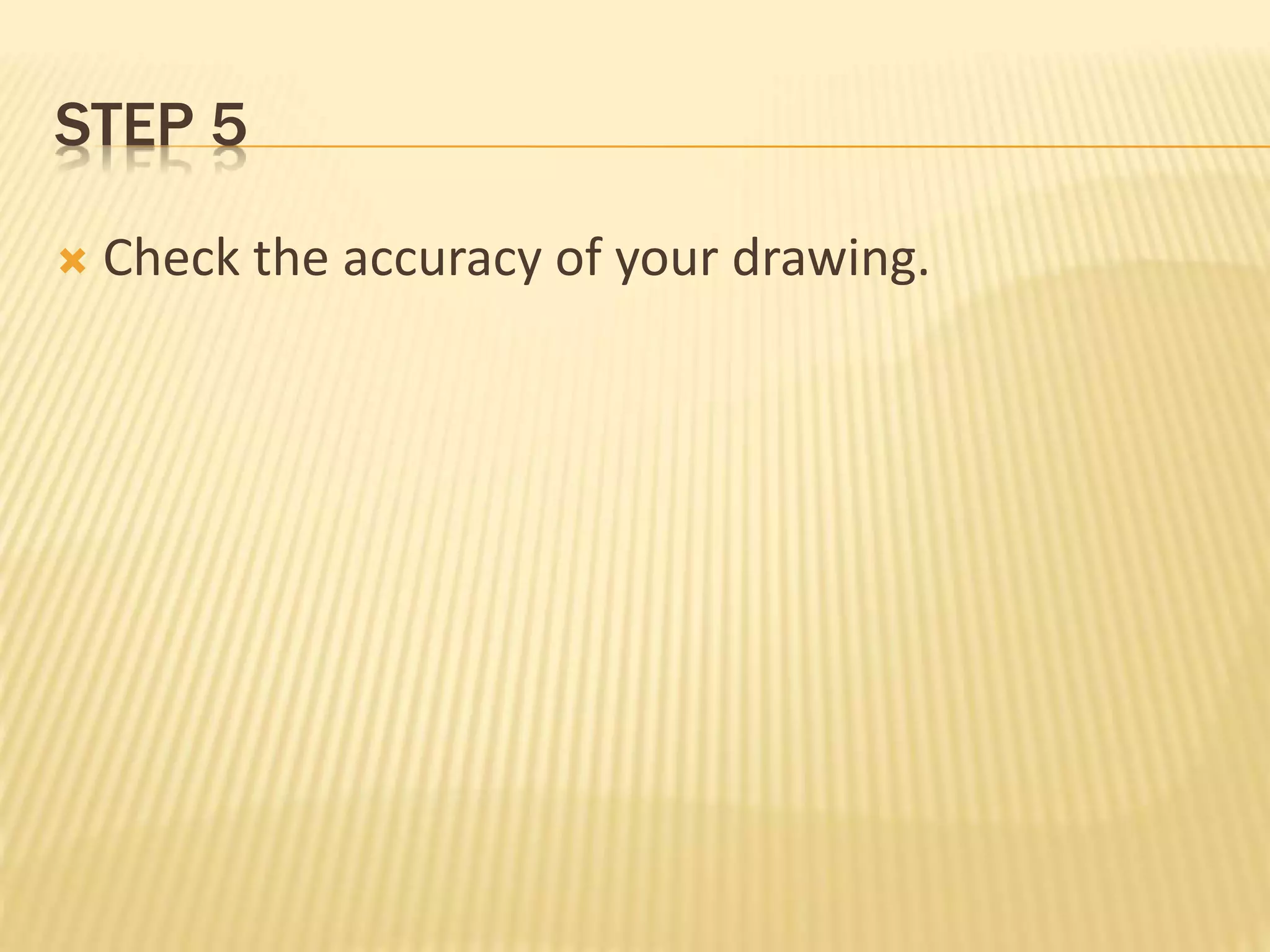 Steps in constructing an isometric drawing | PPT