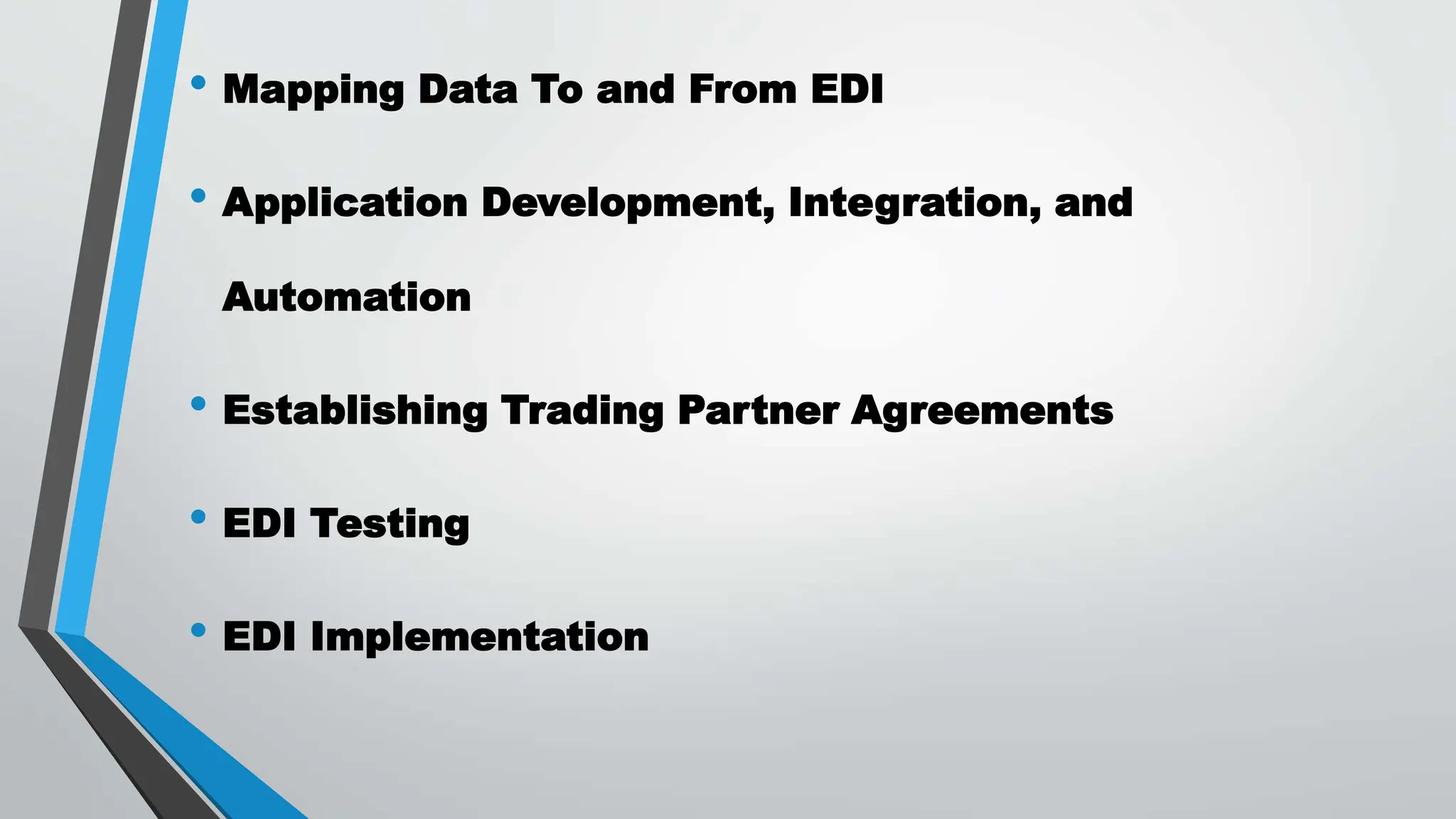 Steps involved in the implementation of EDI in a company | PPT