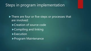Steps in Implementing a Program.ppsx