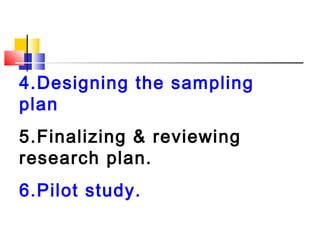 STEPS IN A RESEARCH PROCESS | PPT